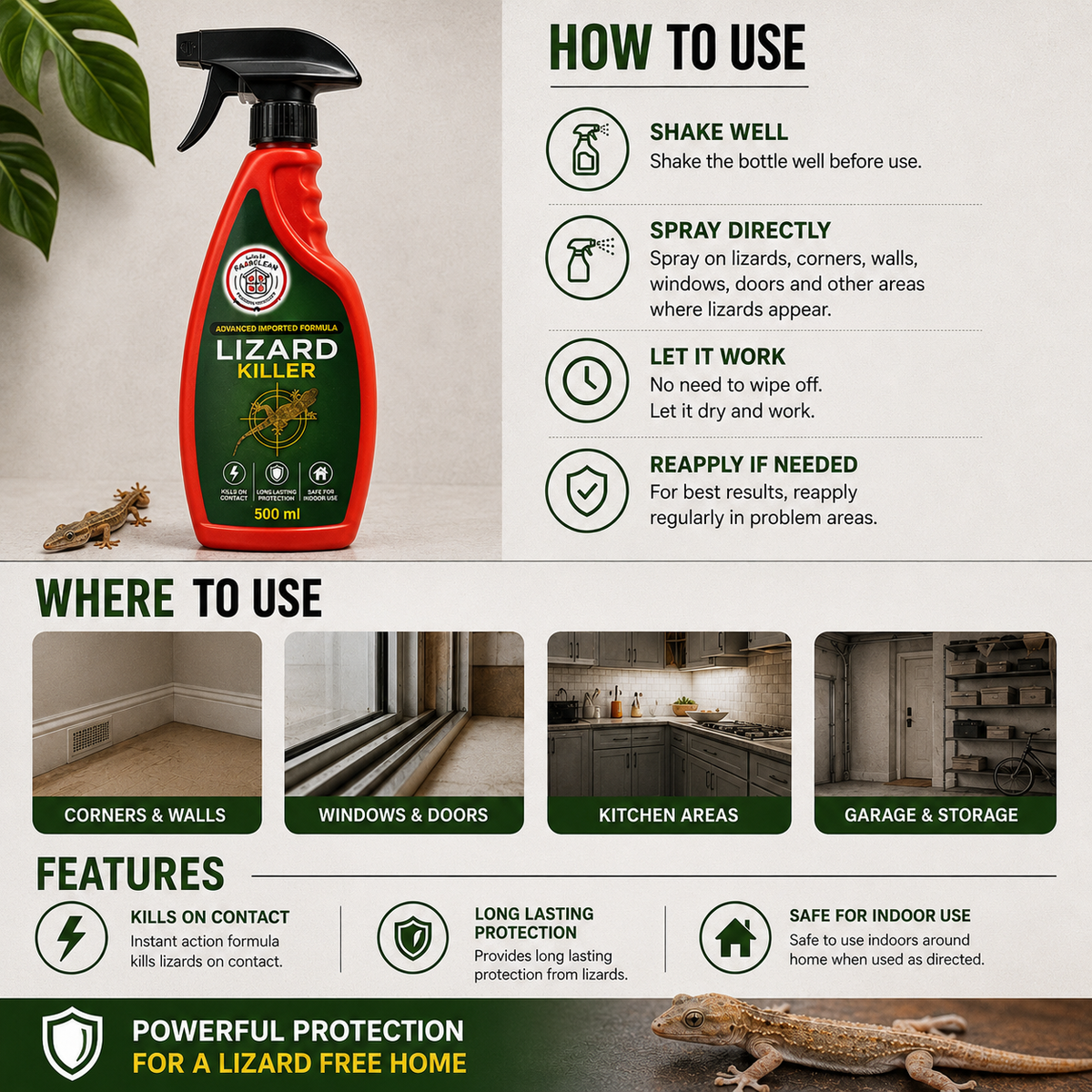 Lizard Killer Spray