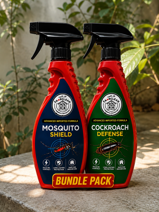 FaarClean Flying & Crawling Pest Defense Bundle (Mosquito Guard + Cockroach Defense)